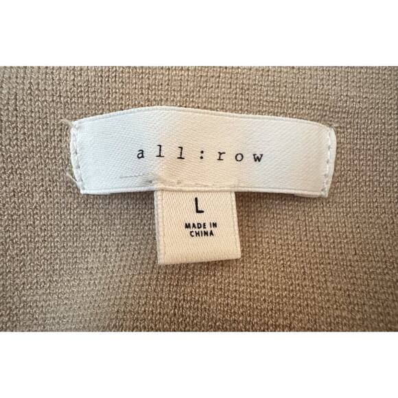 All:Row The Lucinda Midi Dress in Khaki Size L - Picture 8 of 9